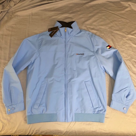 BRAND NEW WITH TAGS Tommy Hilfiger Bomber Windbreaker Raincoat Jacket - Picture 2 of 15